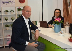 Jerry van der Spek and Hélèlene Daumas were both at the Schoneveld Breeding fair. Jerry is the area manager for South America and Hélène is the area manager for France.
